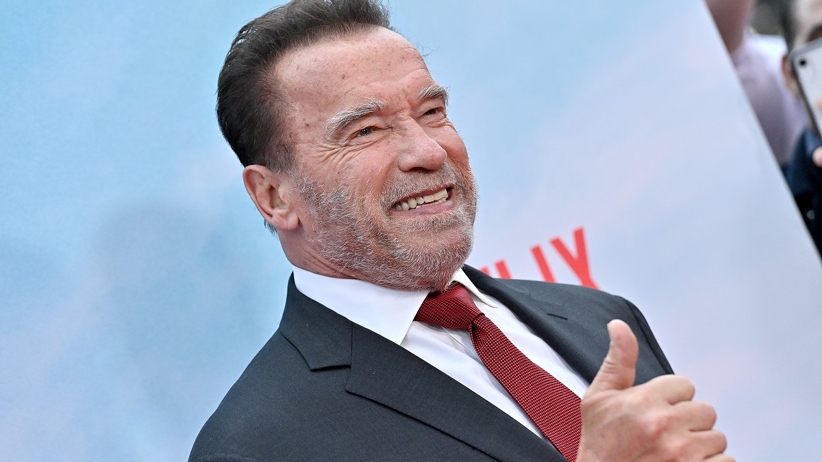 LOS ANGELES, CALIFORNIA - MAY 22: Arnold Schwarzenegger attends the Los Angeles Premiere of Netflix's "FUBAR" at The Grove on May 22, 2023 in Los Angeles, California.