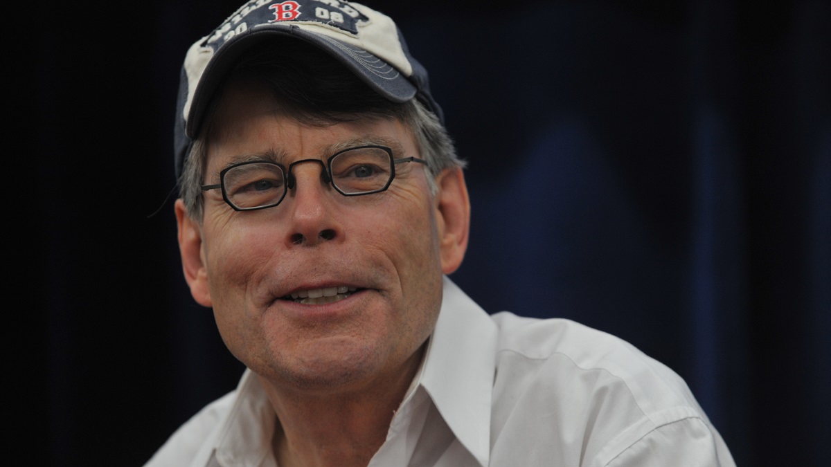 DUNDALK, MD - NOVEMBER 11: Stephen King promotes "Under The Dome" at the North Point Boulevard Walmart on November 11, 2009 in Dundalk, Maryland.