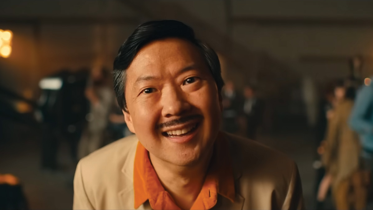 Ken Jeong smiles like a maniac