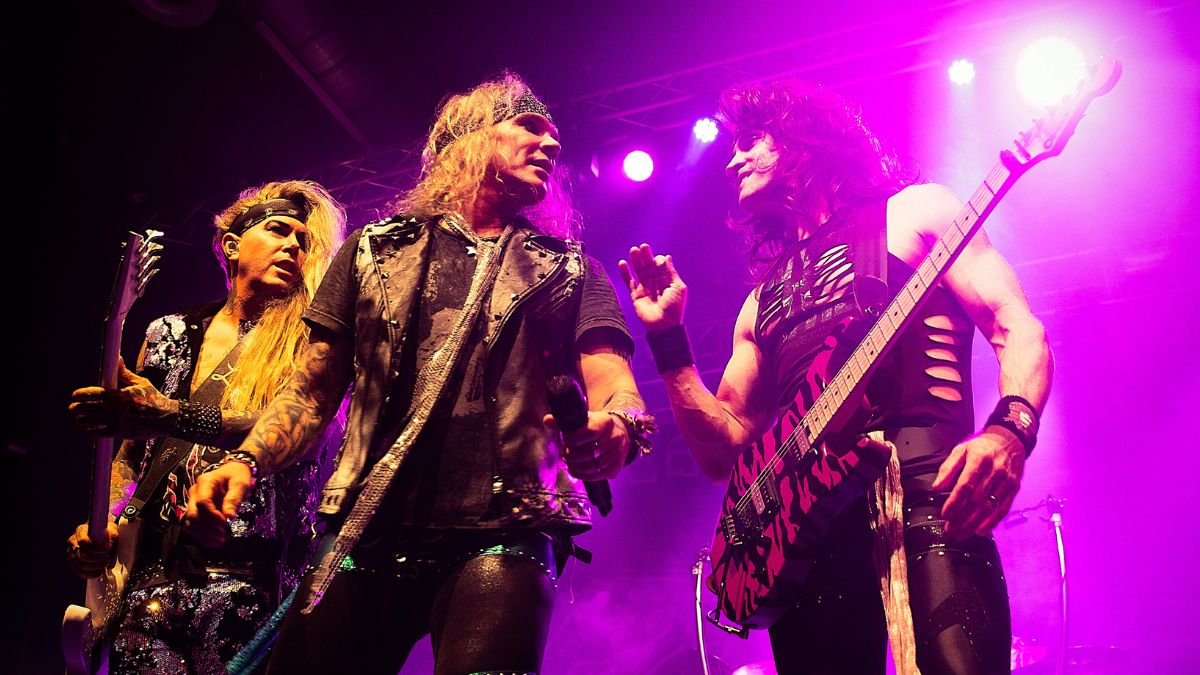 Steel Panther performing in Berlin, Germany 2020