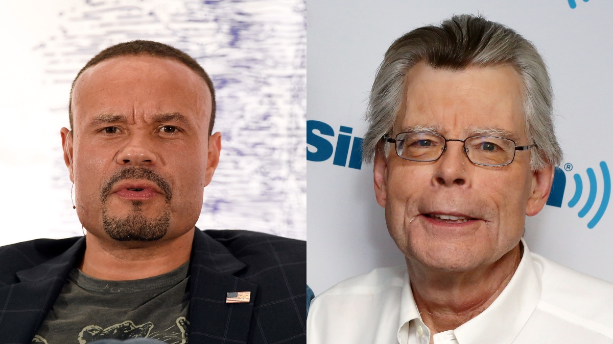 Stephen King Dan Bongino Getty