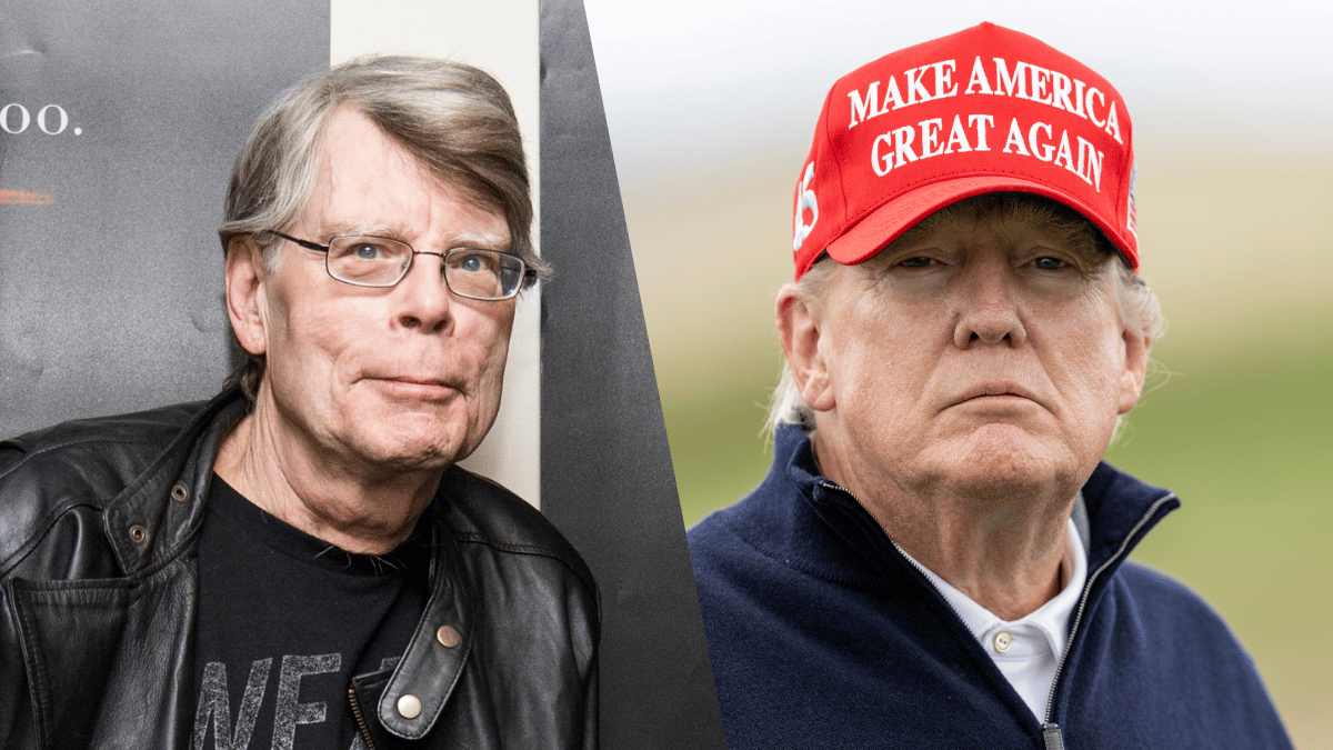 Stephen King and Donald Trump