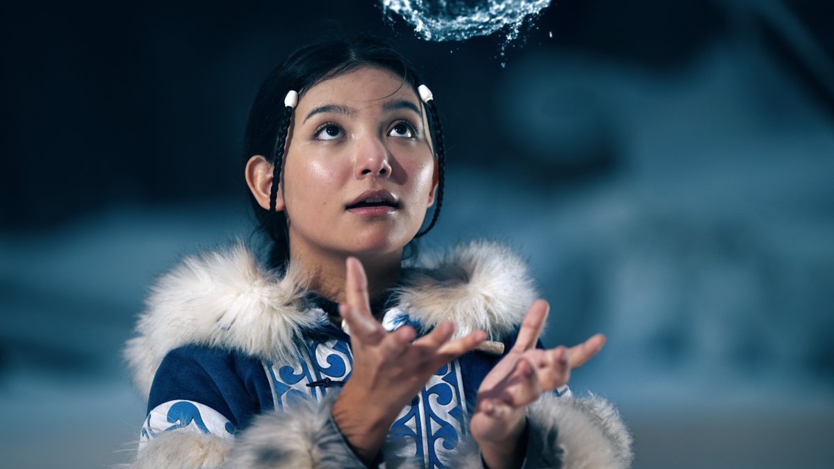 Kiawentiio as Katara in Netflix's Avatar: The Last Airbender.