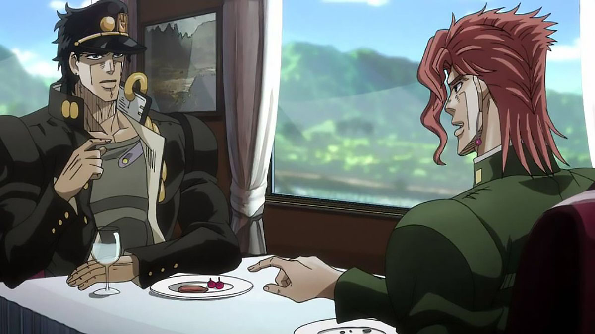 Jojo's Bizarre Adventures Jotaro and Kakyoin