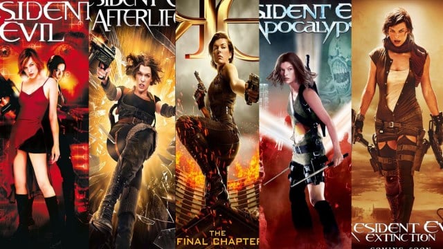 Resident Evil film posters