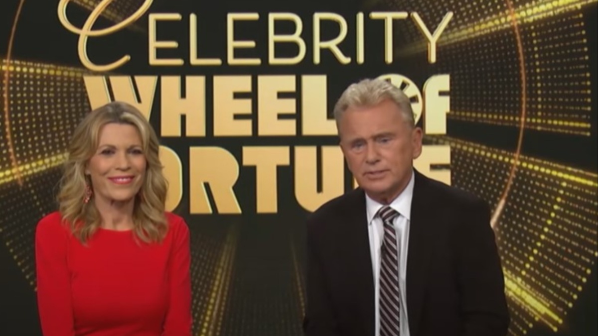 Vanna White and Pat Sajak