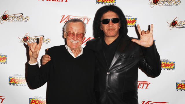 Stan Lee and Gene Simmons