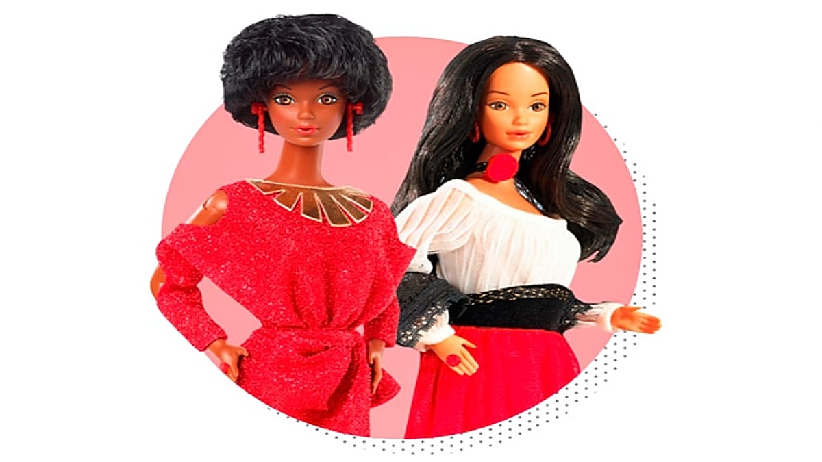 First Hispanic and Black Barbies