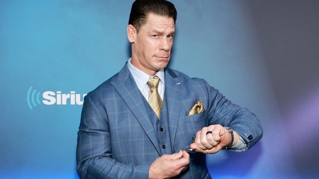 NEW YORK, NEW YORK - MAY 15: John Cena visits SiriusXM Studios on May 15, 2023 in New York City.