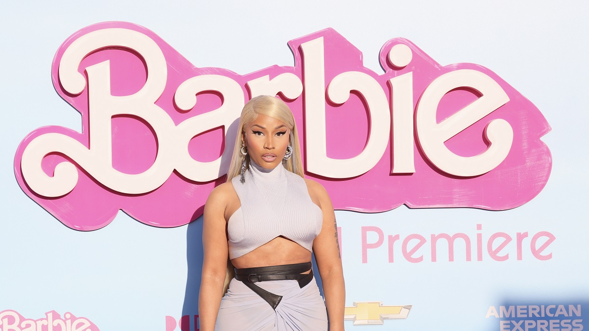 LOS ANGELES, CALIFORNIA - JULY 09: Nicki Minaj attends the World Premiere of "Barbie" at Shrine Auditorium and Expo Hall on July 09, 2023 in Los Angeles, California.
