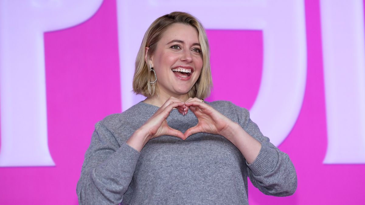 Greta Gerwig at the 'Barbie' premiere