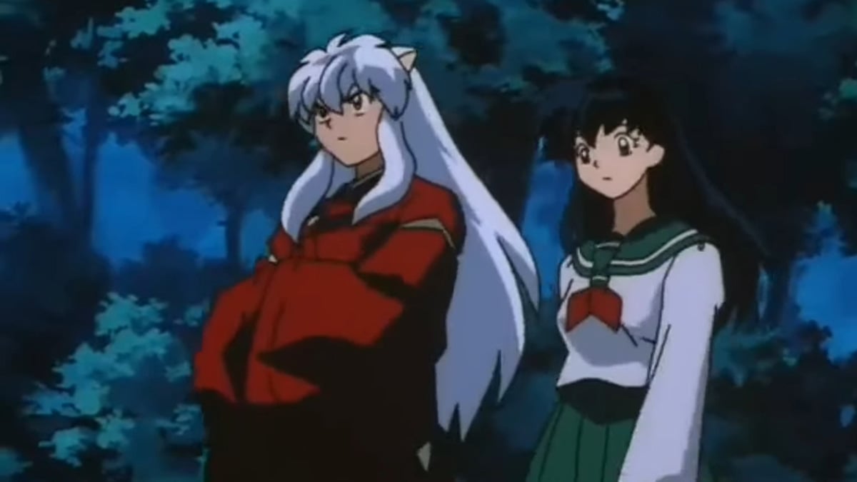 InuYasha and Kagome walk together