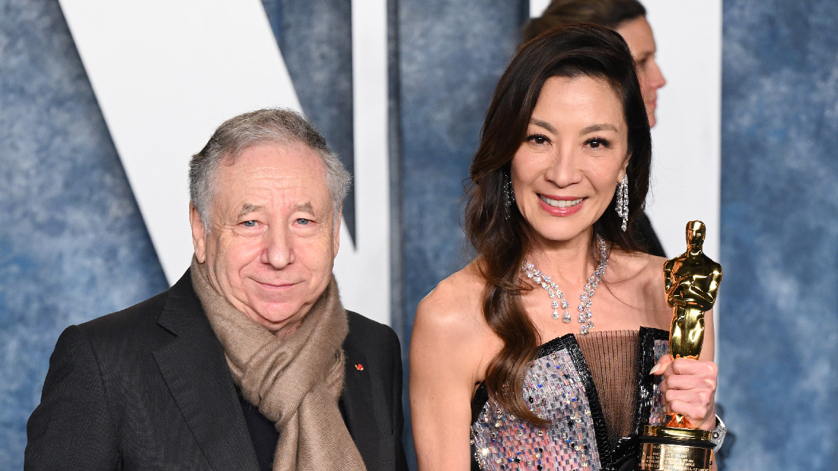 Michelle Yeoh and Jean Todt