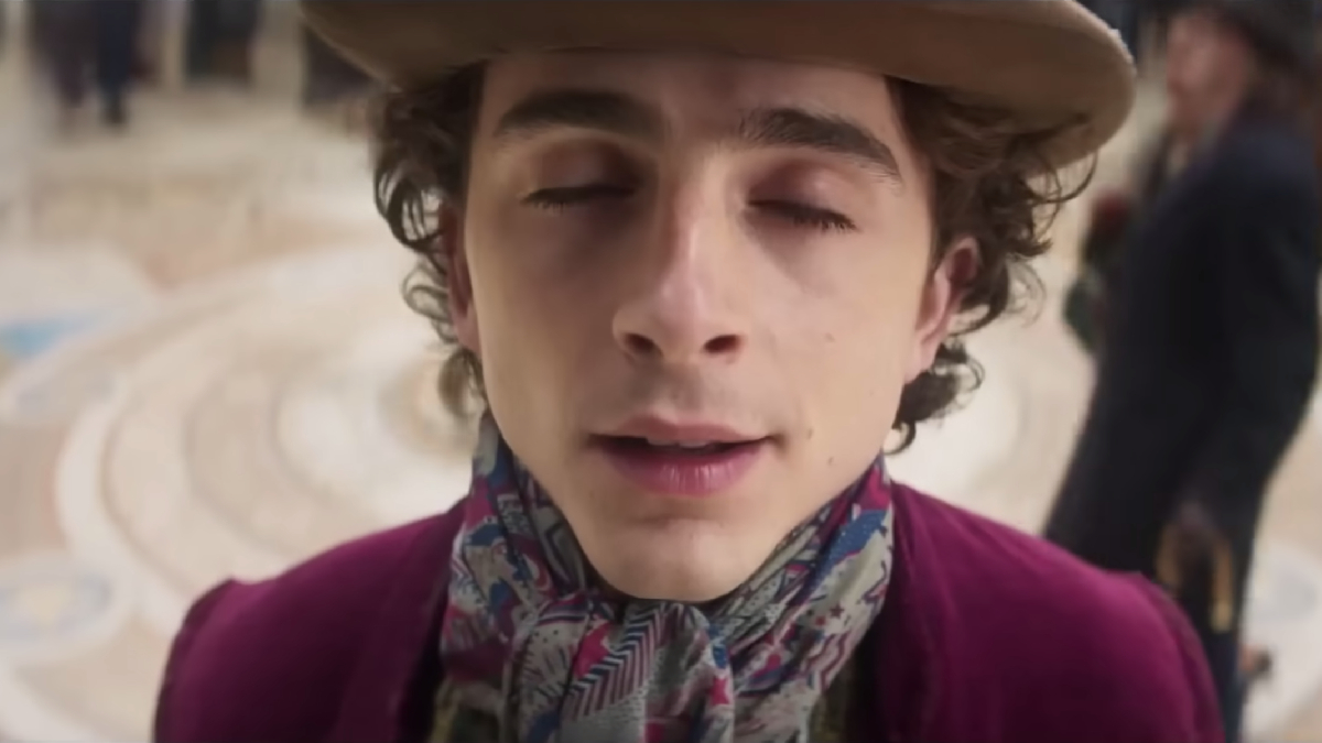 Timothee Chalamet in 'Wonka'.