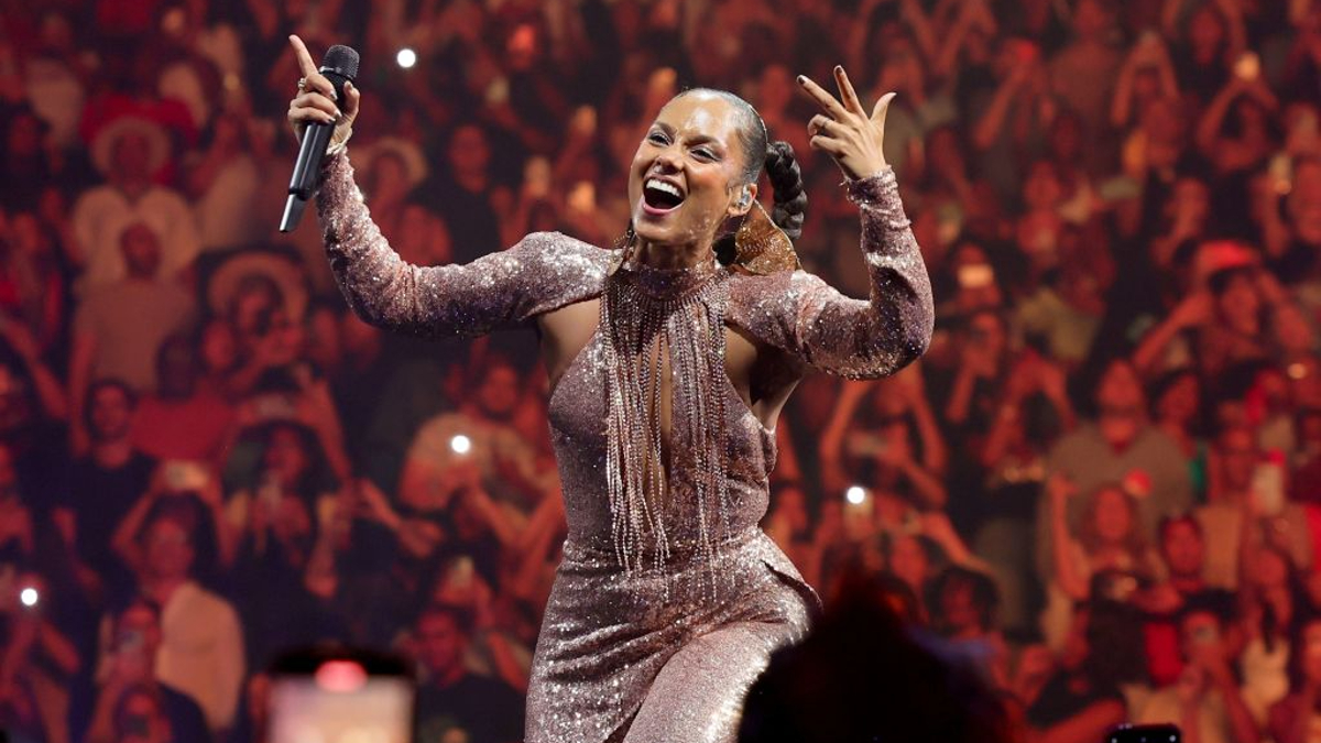 Alicia Keys performs onstage during Keys To The Summer Tour at Barclays Center on July 12, 2023 in New York City.