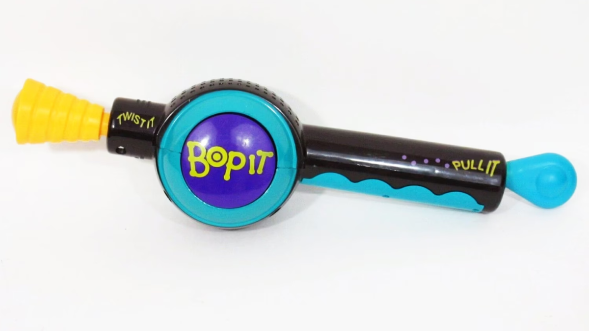 A Bop It toy from 1996