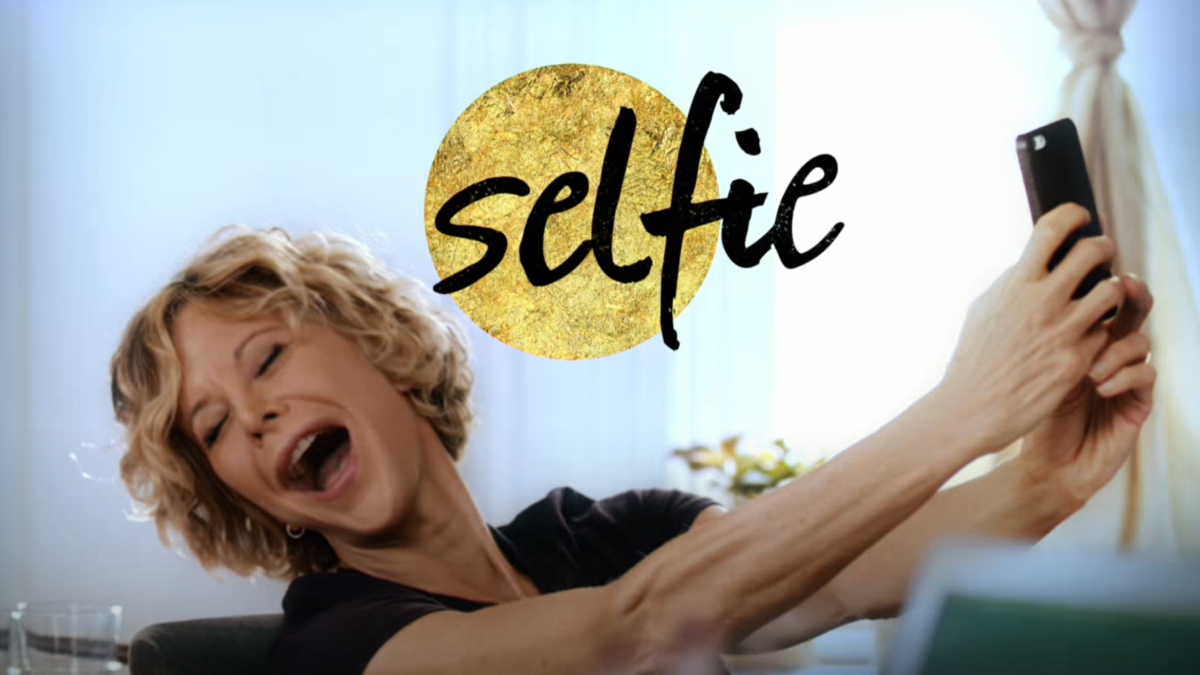 Meg Ryan taking a selfie in 'Fan Girl'