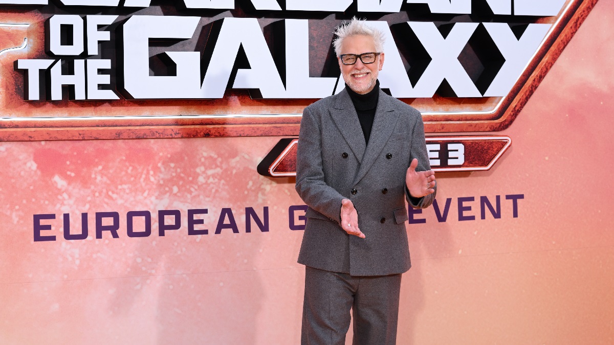 PARIS, FRANCE - APRIL 22: Director James Gunn attends the "Guardians Of The Galaxy Vol. 3" European Gala Event at the Avengers Campus at Disneyland Paris on April 22, 2023 in Paris, France.