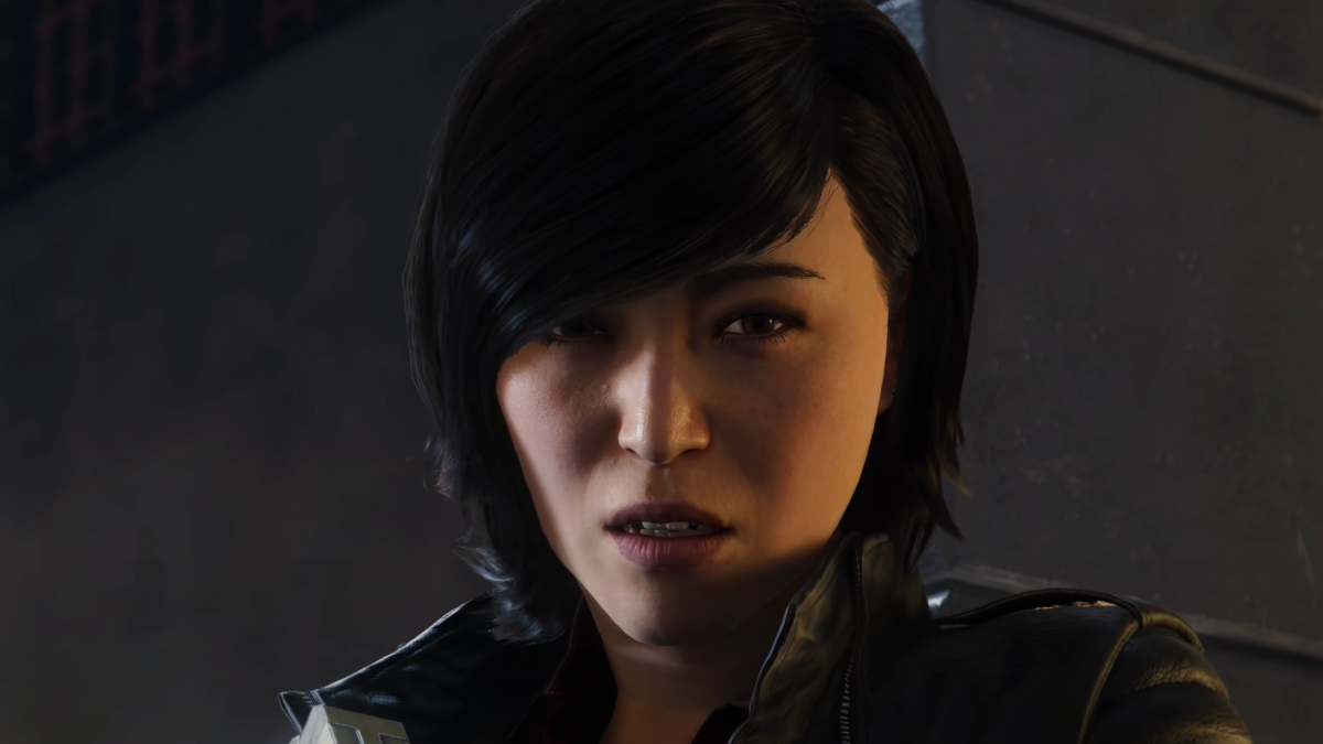 Yuri Watanabe looking upset in Insomniac's "Spider-Man"