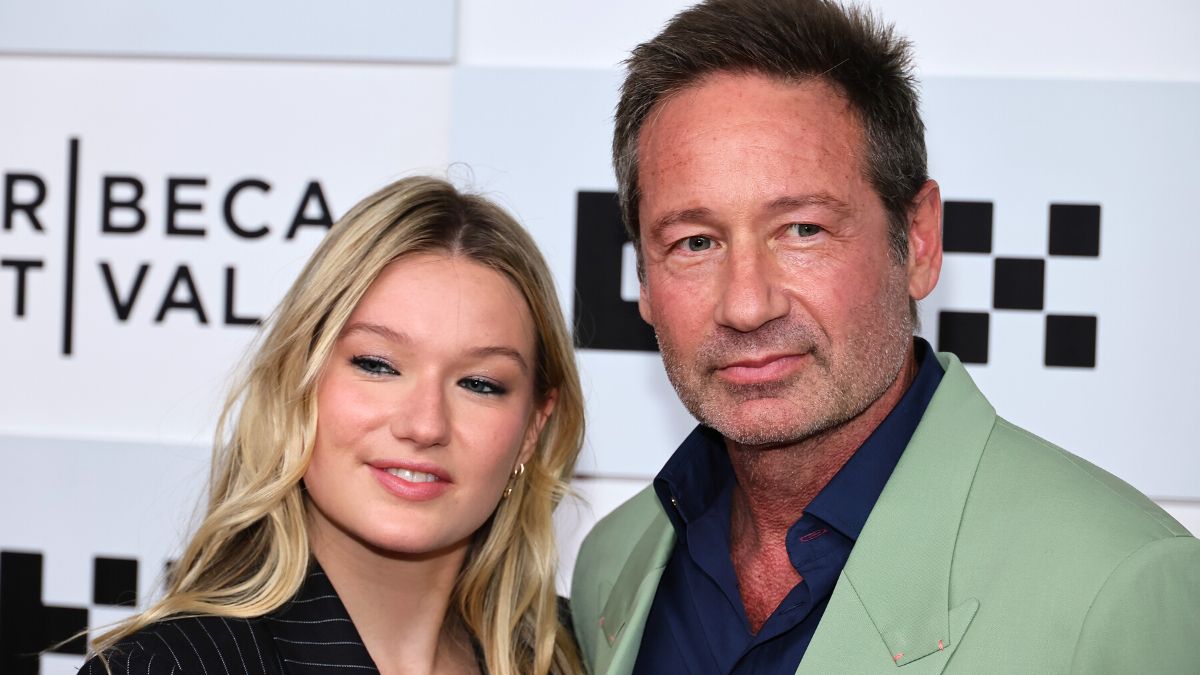 NEW YORK, NEW YORK - JUNE 10: David Duchovny and West Duchovny attend "Bucky F*cking Dent" premiere during the 2023 Tribeca Festival at BMCC Theater on June 10, 2023 in New York City. (Photo by Theo Wargo/Getty Images for Tribeca Festival)