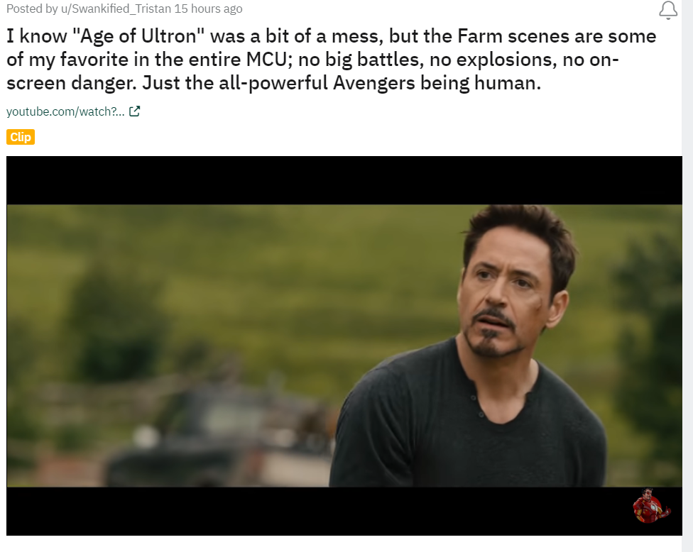 Avengers Age of Ultron reddit post