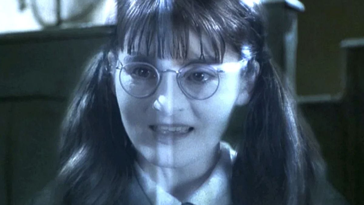 Shirley Henderson as Moaning Myrtle in 'Harry Potter and the Chamber of Secrets'.