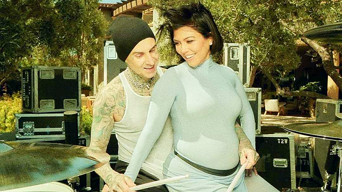 Travis Barker and Kourtney Kardashian