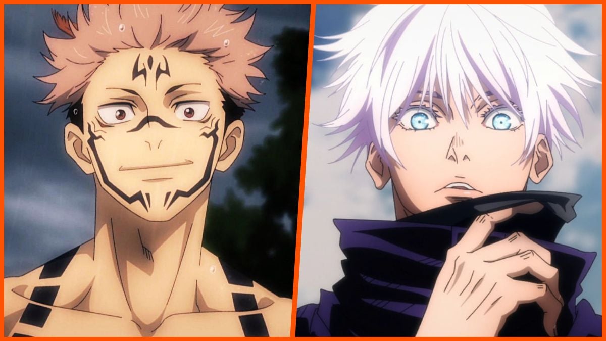 Sukuna in episode 5 and Gojo in episode 20 of 'Jujutsu Kaisen'.