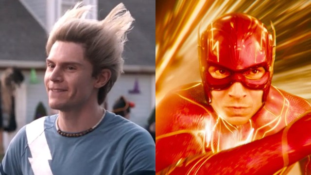 Evan Peters as Ralph Bohner/Pietro in 'WandaVision'/Ezra Miller in 'The Flash'