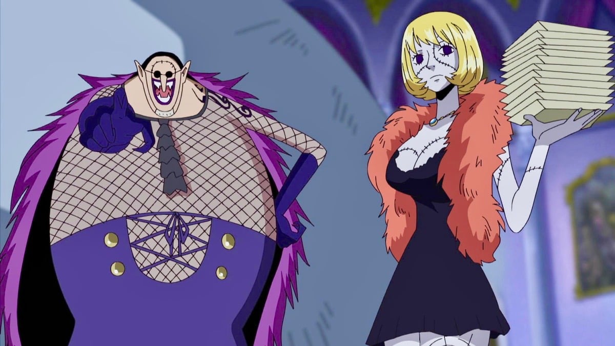 Dr Hogback smiling in the “One Piece” anime