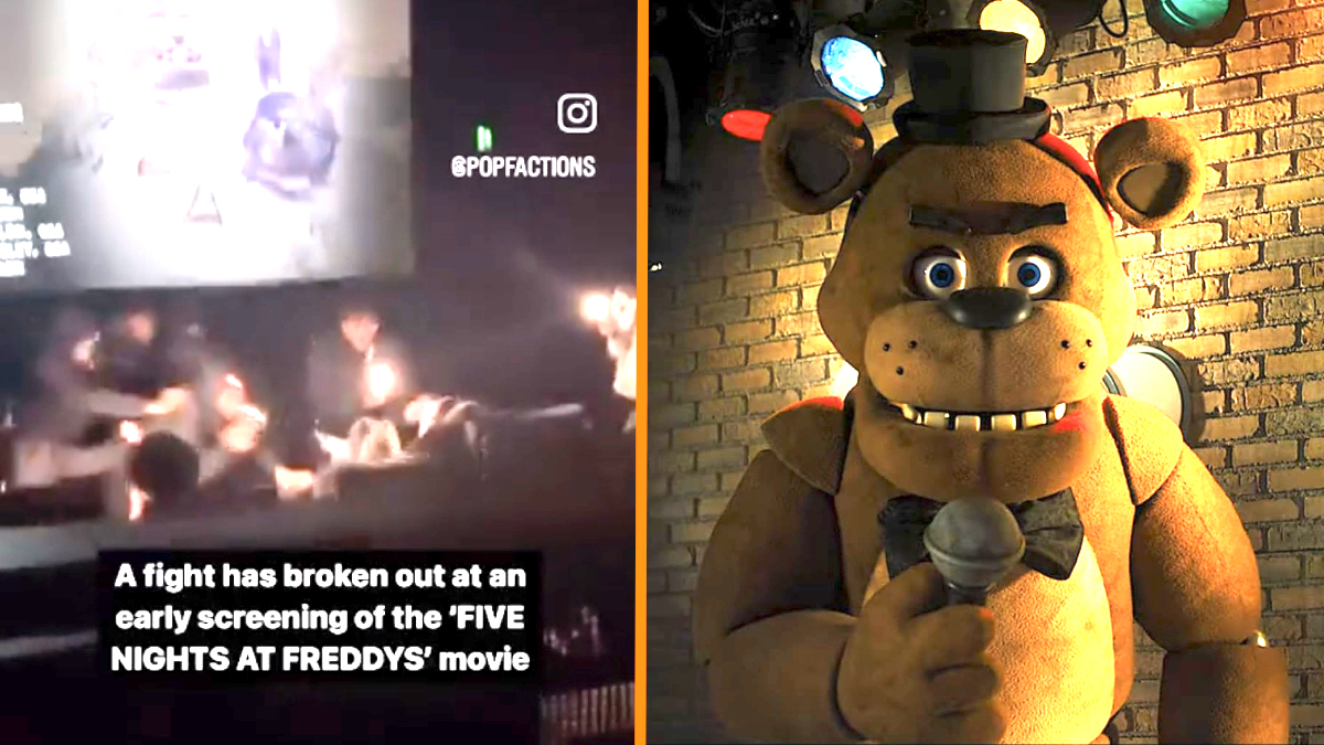 Five Night's at Freddy's fight