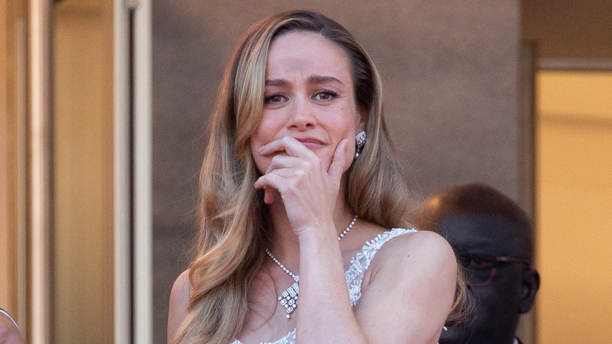 Brie Larson attends the "Elemental" screening and closing ceremony red carpet during the 76th annual Cannes film festival at Palais des Festivals on May 27, 2023 in Cannes, France.