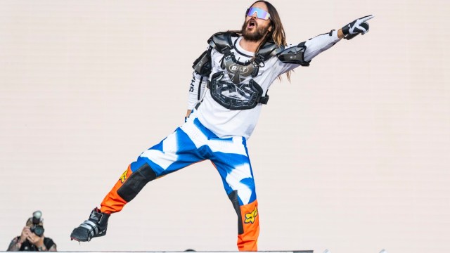 AUSTIN, TEXAS - OCTOBER 14: Jared Leto of Thirty Seconds to Mars performs during 2023 Austin City Limits Music Festival at Zilker Park on October 14, 2023 in Austin, Texas.