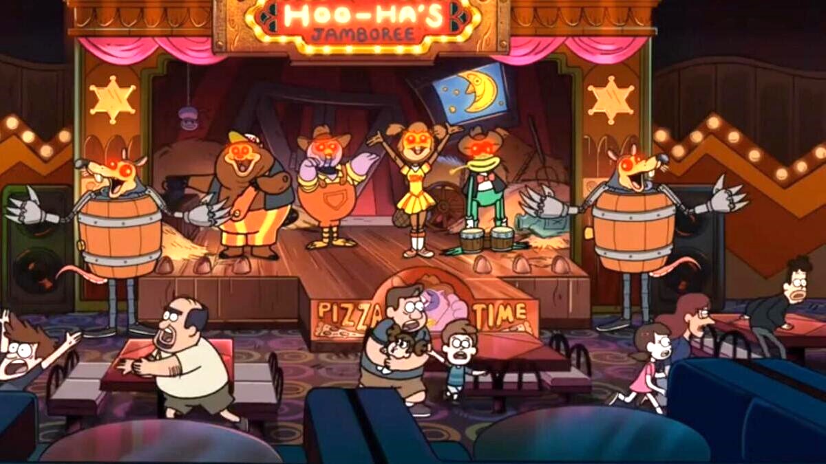 Animatronics run amok in Gravity Falls episode Soos and the Real Girl