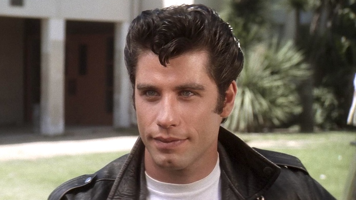 John Travolta as Danny Zuko in 'Grease'