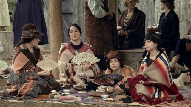 Mollie (Lily Gladstone) and her sisters in "Killers of the Flower Moon."