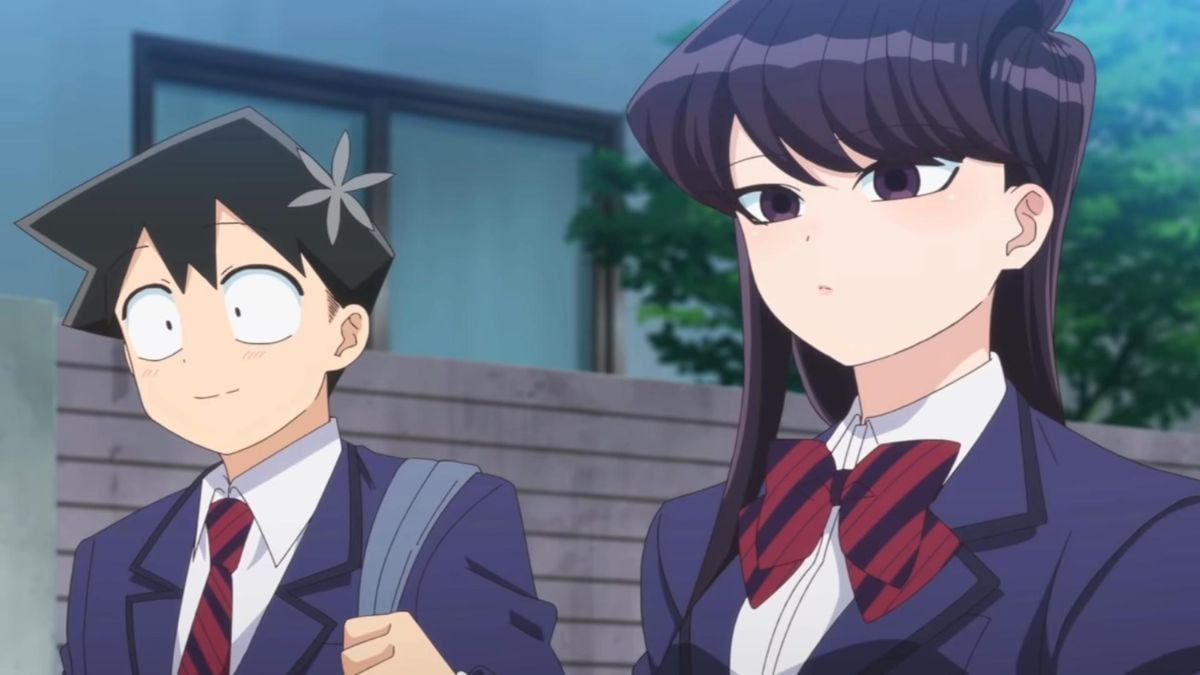 Screengrab from the anime "Komi Can't Communicate"
