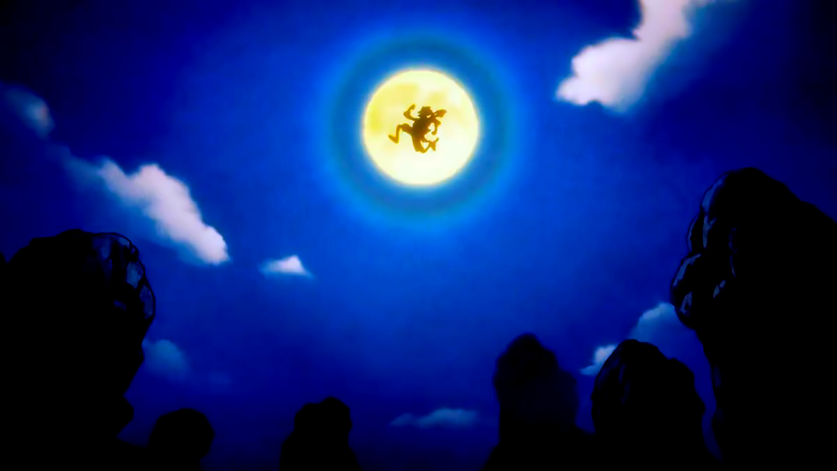 The Sun God Nika in the One Piece anime