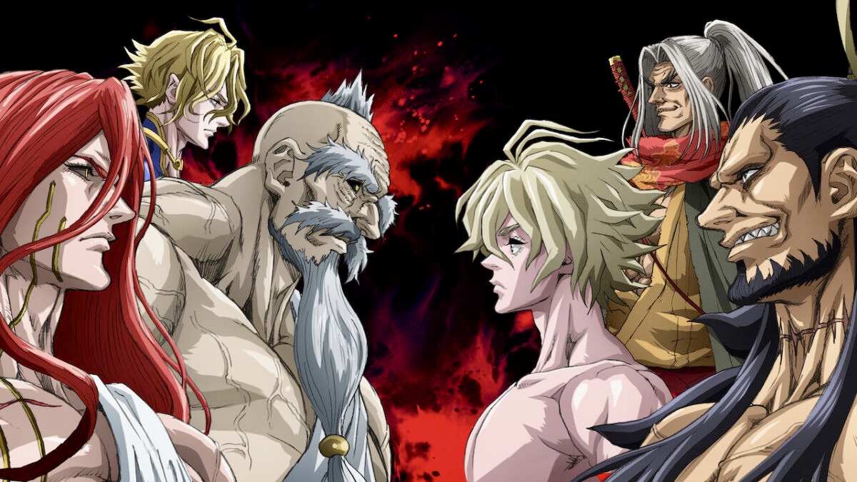 The main characters of the ‘Record of Ragnarok’ anime face-off