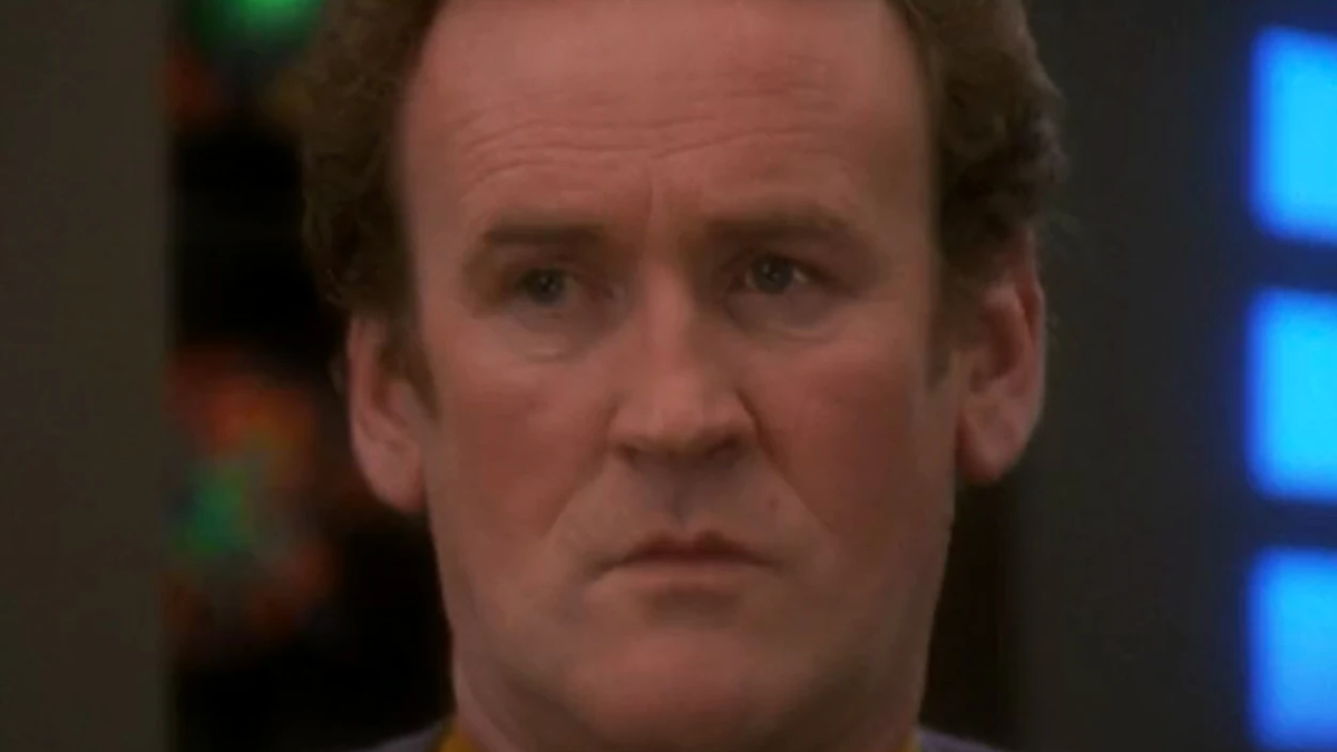 Close up of Miles O'Brien