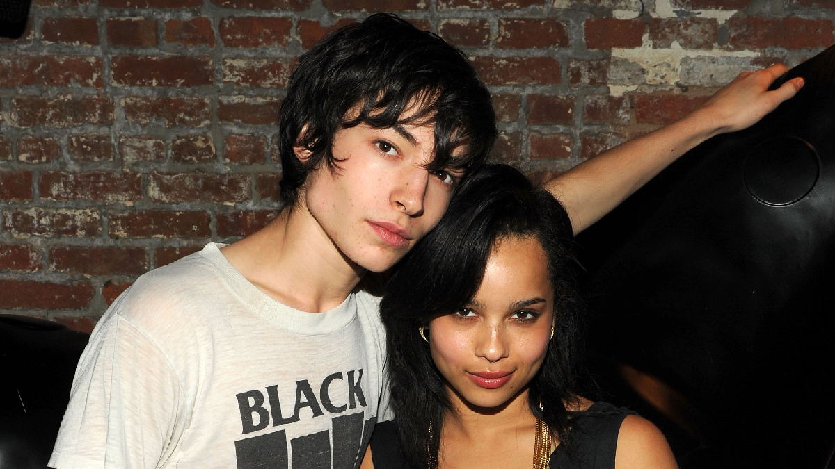 Ezra Miller and Zoë Kravitz