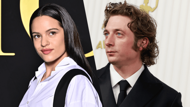 Side-by-side images of Rosalia and Jeremy Allen White