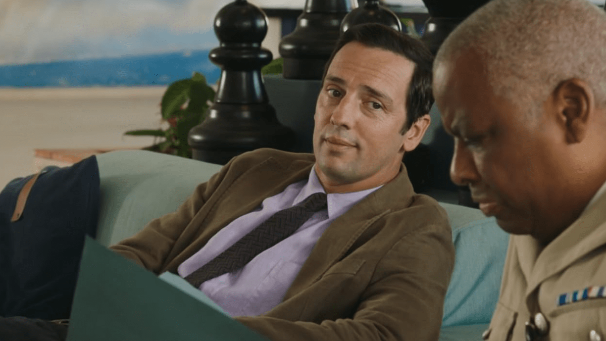 Ralf Little and Don Warrington in 'Death in Paradise'