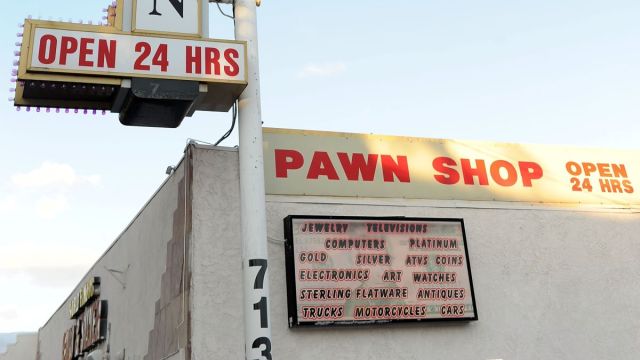 ignage at "Pawn Stars" location at Gold & Silver Pawn Shop on November 7, 2011 in Las Vegas, Nevada. (Photo by Denise Truscello/WireImage)