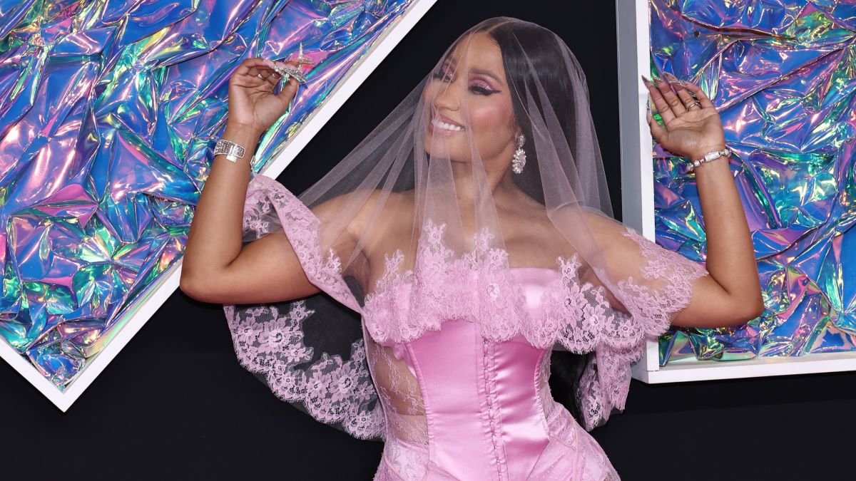 Nicki Minaj attends the 2023 MTV Video Music Awards at the Prudential Center on September 12, 2023 in Newark, New Jersey. (Photo by Jamie McCarthy/WireImage)