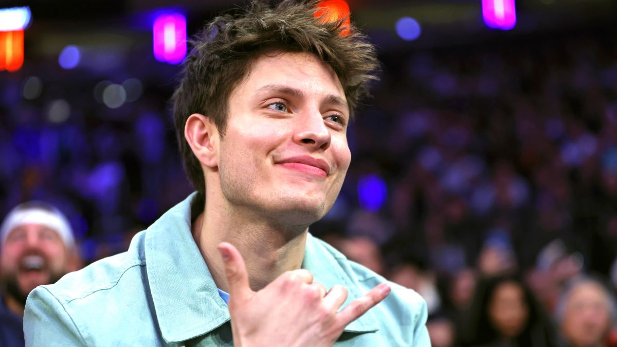 merican comedian and actor Matt Rife attends a New York Knicks game against the LA Clippers at Madison Square Garden on November 6, 2023 in New York City. NOTE TO USER: User expressly acknowledges and agrees that, by downloading and or using this photograph, User is consenting to the terms and conditions of the Getty Images License Agreement. (Photo by Rich Schultz/Getty Images)