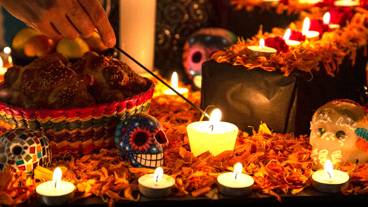 An ofrenda - Dia de los Muertos