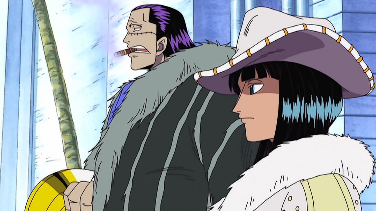 Robin as Miss All Sunday and Crocodile in the One Piece Alabasta arc