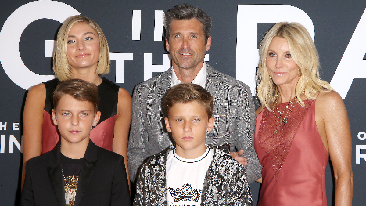 Patrick Dempsey and family