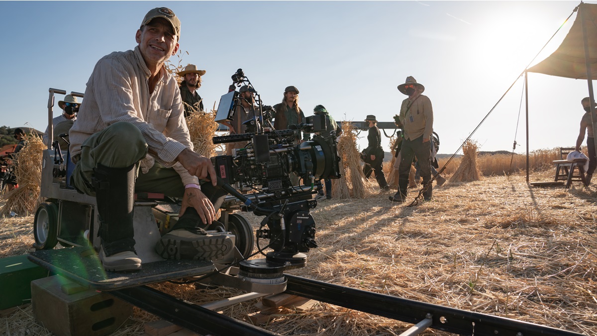 REBEL MOON: Director/writer/producer Zack Snyder on the set of Rebel Moon.